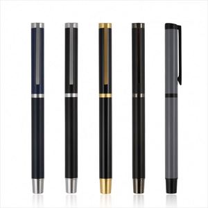 Stylo bille en métal de haute qualité avec logo, stylo roller de luxe, stylo fin pour signature, idéal pour la promotion d'entreprise et les cadeaux - Product Image 3