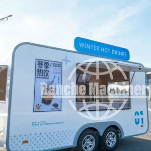 Chariot mobile de restauration de rue en plein air avec cadre en acier inoxydable 6 étagères pour le service de collations et de glaces - Product Image 1