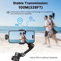 Micrófono de Solapa Inalámbrico BOYA Mini para iPhone, iPad, Teléfono Android Tipo-C, Transmisión en Vivo, Grabación de Audio y Video, Vlog