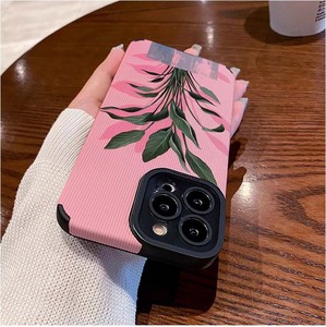 Custodia custodia per telefono cellulare in pelle sintetica con stampa foglie verdi in vaso per <span class=keywords><strong>Iphone</strong></span> 8 X Xr Xs 11 <span class=keywords><strong>12</strong></span> 13 14 15 16 17 Pro Max - Product Image 4