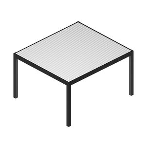 Gazébo d'extérieur réglable pour jardin, personnalisé, moderne, bioclimatique, perchoir motorisé en Aluminium - Product Image 6