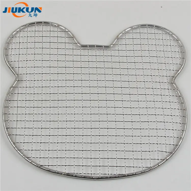 Korean Disposable grill rack Stainless Steel One time use Janpan BBQ Grilling Wire Mesh Net One time Use Wire Mesh Grill