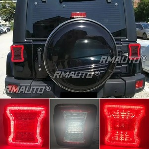 Feu arrière de voiture, ensemble de feux arrière, version européenne, kit carrosserie pour Jeep Wrangler JL 2018-2024, accessoire automobile - Product Image 4