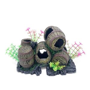 Ornement d'<span class=keywords><strong>aquarium</strong></span> en résine, maison de hobbit, grotte de cachette, décoration paysagère pour <span class=keywords><strong>aquarium</strong></span> - Product Image 6