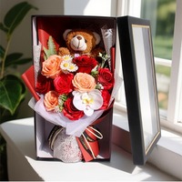 2026 Buket Mawar Sabun Ukuran Besar Hari Valentine & Tahun Baru Imlek, Hadiah Ulang Tahun Beruang, Buatan Tangan, Multi-Acara untuk Wanita