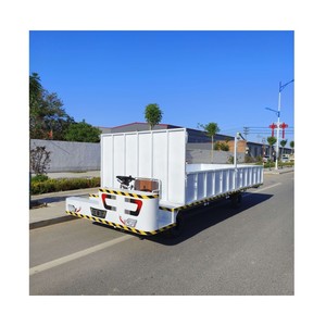 รถเทรลเลอร์แบบแบนราบรถแพลตฟอร์มไฟฟ้าพื้นเรียบปกป้องสิ่งแวดล้อม - Product Image 1