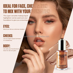 <span class=keywords><strong>VIOLA</strong></span> HOUSE Gotas Iluminadoras Líquidas de 30 ml para Rostro y Cuerpo, Realzador de Brillo, Resistente al Agua, Larga Duración, Vegano, Marca Privada - Product Image 5