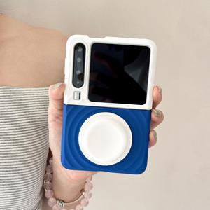 Para Huawei PuraX, funda de teléfono con pantalla plegable para Xiaomi MIXFlip2, accesorio de generación, funda de teléfono de Color de contraste de lujo - Product Image 3