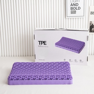 Oreiller en gel de latex TPE ergonomique avec mousse à mémoire de forme étanche sans pression pour une utilisation en <span class=keywords><strong>avion</strong></span> et en <span class=keywords><strong>hôtel</strong></span> offrant une protection cervicale - Product Image 6