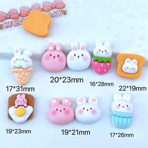 100 Piezas/Bolsa <span class=keywords><strong>de</strong></span> Adornos <span class=keywords><strong>de</strong></span> Resina con Forma <span class=keywords><strong>de</strong></span> Conejito para Manualidades, Relleno <span class=keywords><strong>de</strong></span> Slime, Decoración <span class=keywords><strong>de</strong></span> <span class=keywords><strong>Casa</strong></span> <span class=keywords><strong>de</strong></span> <span class=keywords><strong>Muñecas</strong></span>, Fundas <span class=keywords><strong>de</strong></span> Teléfono y Refrigeradores - Product Image 2