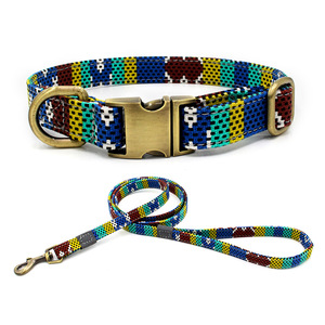 Accesorios para mascotas, lienzo doble, bohemio, <span class=keywords><strong>collar</strong></span> de perro de diseño de muchos estilos, fabricante, nuevo - Product Image 2
