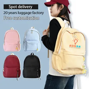 Wholesale Custom Factory Leisure Fashion Travel Backpack Large Capacity High Quality Fabric Backpack Waterproof School Backpack