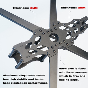 FPV Drone <span class=keywords><strong>7</strong></span>/10 inch lắp ráp DIY Mini RTF Transmitter elrs TBS Receiver khung Racing Drone bộ phận FPV Racing Drone - Product Image 6