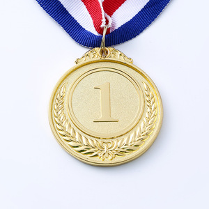 3 Colors  Zero Profit 2" Kids Sports Awards Medals,Sports Awards With 32-Inch Red, White, and Blue Ribbon