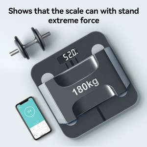 Báscula Digital Inteligente para Grasa Corporal con Batería, Báscula Electrónica para Fitness y Salud, <span class=keywords><strong>IMC</strong></span>, Capacidad de 180 kg - Product Image 5