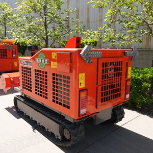 Débroussailleuse sur chenilles JINKE neuve à moteur diesel puissant pour le défrichement forestier, le débroussaillage des sous-bois et la tonte des bords de rivière - Product Image 5