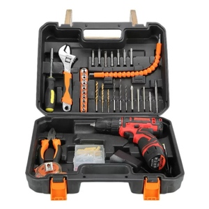<span class=keywords><strong>Trapano</strong></span>/<span class=keywords><strong>Avvitatore</strong></span> <span class=keywords><strong>Professionale</strong></span> <span class=keywords><strong>a</strong></span> <span class=keywords><strong>Batteria</strong></span> 21V - Kit con Cassetta degli Attrezzi Robusta, Mandrino Autoserrante da 1/2, Velocità Variabile, 30 Nm di Coppia, Motore <span class=keywords><strong>a</strong></span> Spazzole per Foratura - Product Image 3