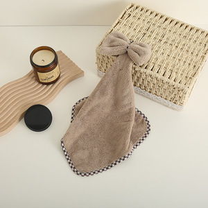 Toalla de Mano de Felpa Suave con Lazo, 30x40 cm, Secado Rápido, para Adultos y Niños - Product Image 3