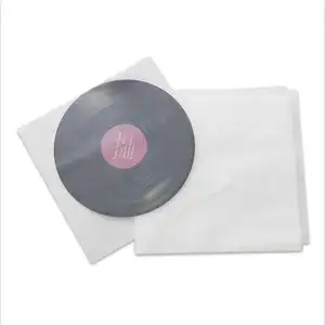 Klar antistatisches Reispapier Innendeckel Vinyl Plattschutz LP Platte Plastiktüten antistatische Plattenhüllen