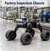 Plateforme robotique modulaire UGV pour inspection d'usine, personnalisation OEM pour la patrouille des usines et l'inspection des installations