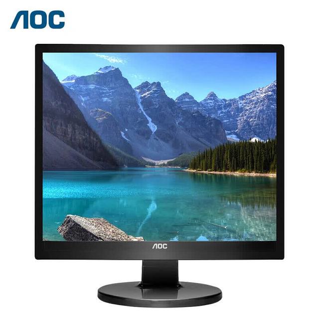 Aoc E719sd/bk 17inch Square Screen Monitor Wall-mountable Led Backlit Energy-saving Office Computer Display