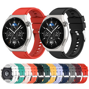 สายนาฬิกาข้อมือซิลิโคนระบายอากาศได้ดี BEEFLYPOWER ขนาด 20 มม. 22 มม. สำหรับนาฬิกา GT2 GT3 Pro Smartwatch - Product Image 1