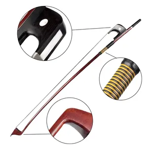 Archet de contrebasse 4/4-1/10 Archets de <span class=keywords><strong>famille</strong></span> de <span class=keywords><strong>violon</strong></span> en bois de Brésil Aroc Popularize Well Balance Bass Fiddle Accessories - Product Image 3