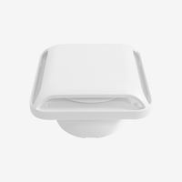 Hotte de ventilation intérieure système HVAC diffuseur en plastique ABS pressé à trois vitesses carré ajuste l'évent d'air frais