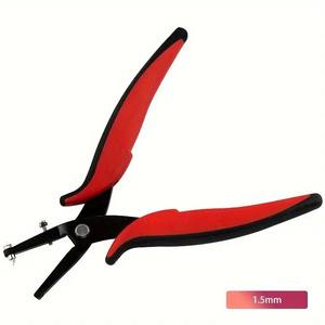 Tang pelubang DIY buatan tangan lembaran logam baja perhiasan kulit barang alat khusus perforasi - Product Image 5