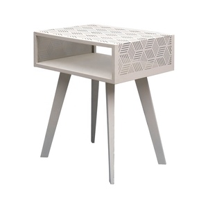 Table Small Furniture Metal Side Coffee Table White With Storage Home Decor Bedside