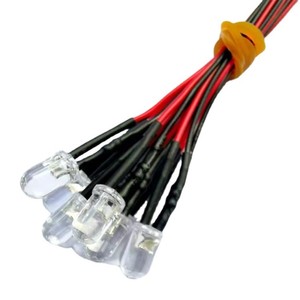 定制电线Led电缆线束3毫米5毫米8毫米Led二极管圆形灯泡电缆 - Product Image 2