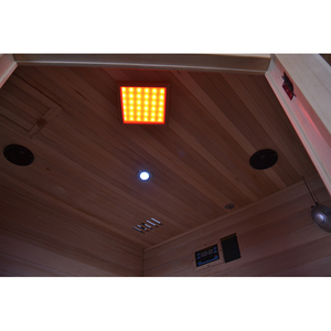 <span class=keywords><strong>Sauna</strong></span> a Cupola Moderna in Cedro Rosso con <span class=keywords><strong>Infrarossi</strong></span> Lontani, <span class=keywords><strong>Sauna</strong></span> <span class=keywords><strong>Finlandese</strong></span> per 4 Persone da Esterno con Kit <span class=keywords><strong>e</strong></span> Pannello di Controllo Computerizzato - Product Image 6