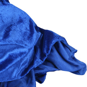 Capa de terciopelo para adultos y niños, disfraz unisex de fibra de poliéster de color sólido, ropa para fiesta de Halloween - Product Image 3