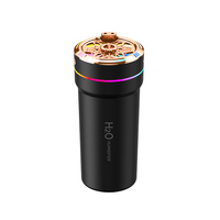 Humidificateur évaporatif pour voiture, diffuseur, projection de ciel étoilé bicolore, purificateur d'air, aromathérapie, barre d'oxygène, ultra-silencieux