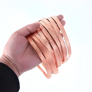 Cinta de Tierra Plana de Cobre Trenzado para Conductores de Rayos y Sistemas de Puesta a Tierra de Cimentaciones de Edificios - Product Image 2