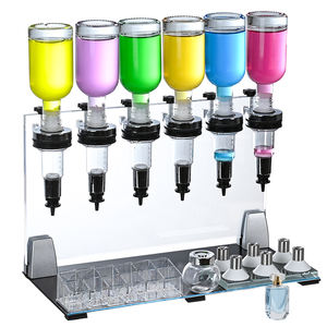 Máquina dispensadora de perfumes para llenado, prueba y degustación con soporte para botellas, manual, de mostrador, de acero inoxidable - Product Image 3