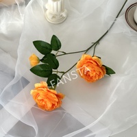 3 Tangkai Bunga Peony Sutra Buatan, Bunga Ranunculus Palsu, Dekorasi Meja Rumah, Dekorasi Lorong Pernikahan, Rangkaian Bunga Grosir