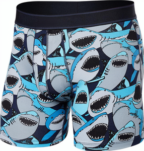 Boxers mi-hauts anti-radiation pour hommes en fibre d'argent tricotée, séchage rapide - Product Image 1