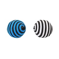 Vente en gros d'accessoires pour chats, fournitures pour animaux de compagnie, jouet pour chat en nylon, balle pour jeu interactif