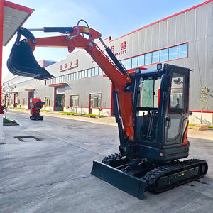 Nieuwe Producten <span class=keywords><strong>2</strong></span>.5 Ton Mini Graafmachine Aangepaste Cabine Motor Met Hulpstuk Kubota Aangedreven Kleine Bagger Digger Te Koop - Product Image 1