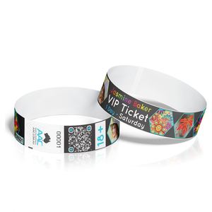 Pulseras de Papel Resistentes al Agua, Reciclables, Cómodas y Resistentes a Desgarros para Conciertos y Fiestas, Pulseras de Tyvek Personalizadas - Product Image 6