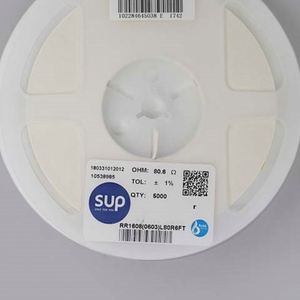 Whole -Sale RR1608 0603L80R6FT 0603 1608 Resistors Chip Resistors SMD Resistors 80.6ohm 1% 1/10W Thick Film Resistor - Product Image 1