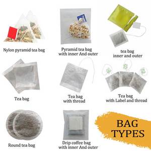 Empaquetadora automática de bolsas de té para aplicaciones de alimentos triangulares de nailon exterior Interior Funciones de etiquetado de llenado de embalaje de película con cuerda - Product Image 2