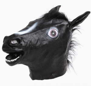 Disfraz de Caballo Divertido <span class=keywords><strong>Cyou</strong></span> DL176 al por Mayor, Disfraz de Animal de Látex para Adultos, Disfraz de Carnaval, Accesorio para Fiesta, Halloween, Pascua, Cosplay - Product Image 4