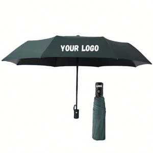 Parapluie promotionnel personnalisé avec logo imprimé, parapluie pliable en 3 sections, cadeau d'entreprise - Product Image 1