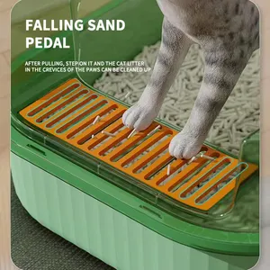 Low Price Sandbox Bedpans and Foldable Cat Tray Large Space Sand Box Litter