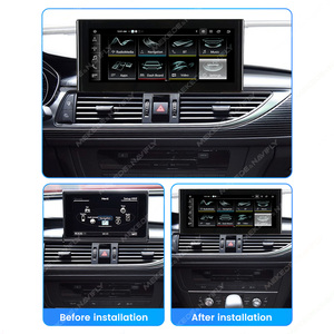 MEKEDE Autoradio Écran <span class=keywords><strong>Android</strong></span> GPS Navigation Car-play <span class=keywords><strong>Auto</strong></span> 8 Cœurs 6+128 pour Audi A6 A6L A7 C7 RS6 RS7 S6 S7 2012-2018 - Product Image 3
