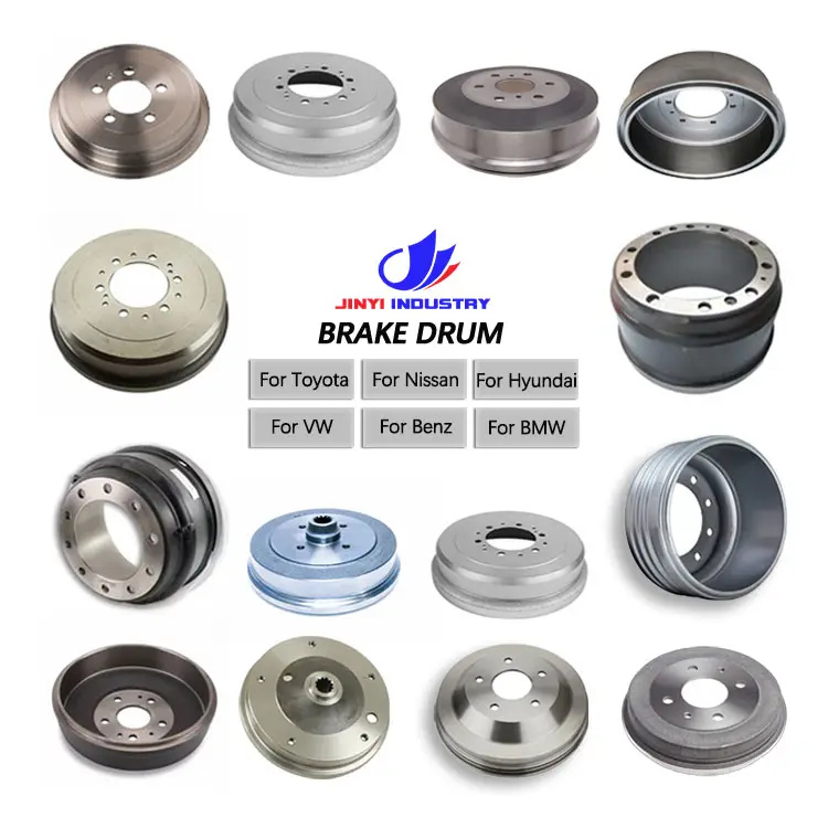 ดรัมเบรกรถบรรทุกอัตโนมัติสำหรับ MITSUBISHI Isuzu DAIHATSU Hino Nissan สำหรับรถบรรทุก Volvo BRAKE drums ขายส่ง