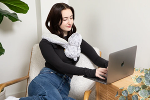 Giocattolo personalizzabile a microonde pesato <span class=keywords><strong>pinguino</strong></span> <span class=keywords><strong>peluche</strong></span> caldo abbracciabile per alleviare l'ansia per ridurre lo Stress e rilassare il Comfort - Product Image 5