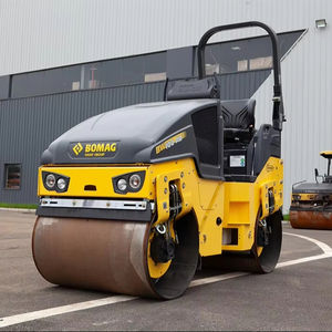 İyi Durumda 2023 Model Kullanılmış Orjinal <span class=keywords><strong>BOMAG</strong></span> BW120AD 5 Ton Mini Çift Tamburlu Titreşimli Silindir Dizel Motorlu Pompa Yataklı 26KW Güç - Product Image 1